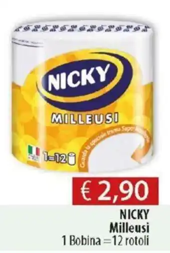 Acqua & Sapone Nicky Milleusi offerta