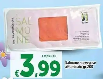 Carrefour Express Salmone norvegese affumicato 200 gr offerta