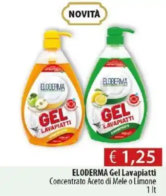 Acqua & Sapone Eloderma Gel Lavapiatti 1lt offerta