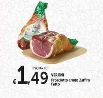 Veroni Prosciutto Crudo Zaffiro