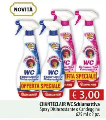 Acqua & Sapone Chanteclair WC Schiumattiva 625ml x 2pz offerta