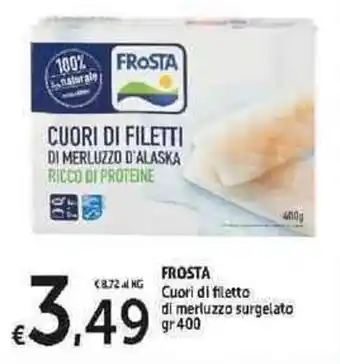 Carrefour Express Frosta Cuori di filetto di merluzzo surgelato 400 gr offerta