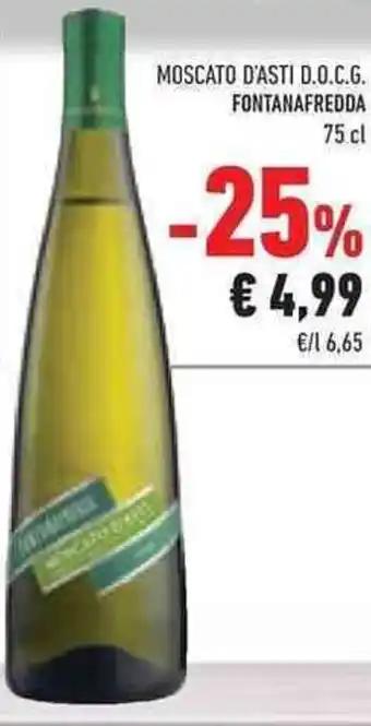 Conad Superstore Fontanafredda Moscato D'Asti D.O.C.G. 75 cl offerta
