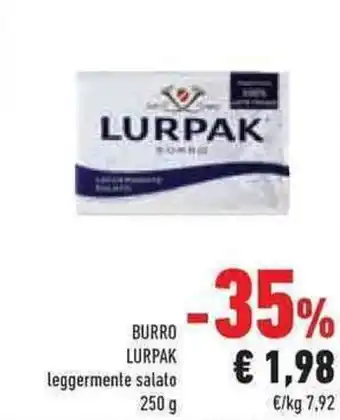 Conad Superstore Lurpark Burro 250 g offerta