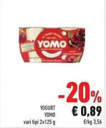 Conad Superstore Yomo Yogurt 2x125 g offerta