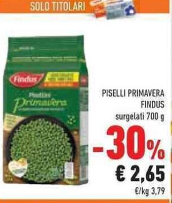 Conad Superstore Findus Pisellini Primavera 700 g offerta