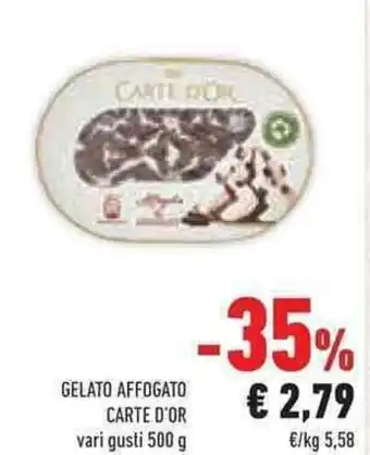 Conad Superstore Carte D'Or Gelato Affogato 500 g offerta
