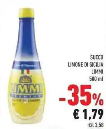 Conad Superstore Limmi Succo di Limone di Sicilia 500 ml offerta