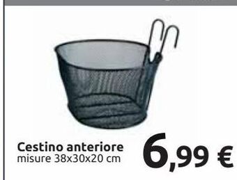 Cestino anteriore