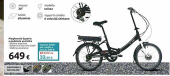 Smartway Bicicletta a Pedalata Assistita Pieghevole M1 offerta di Unieuro