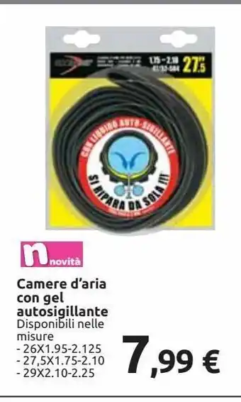 Carrefour Iper Camera d'aria con gel autosigillante offerta