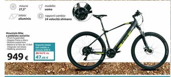 Carrefour Iper Mountain bike a pedalata assistita offerta