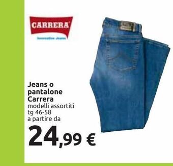 Carrera Jeans Uomo Play Relax offerta di Coop