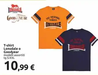 Carrefour Iper T-shirt lonsdale o goodyear offerta