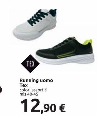 Carrefour Iper Running uomo tex offerta