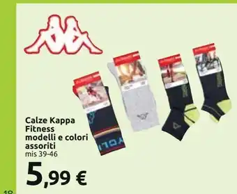 Calze kappa fitness modelli e colori assortiti