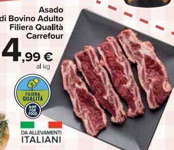 Carrefour Market Asado di bovino adulto filiera qualità carrefour offerta