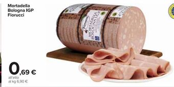 Carrefour Market Mortadella bologna igp fiorucci offerta