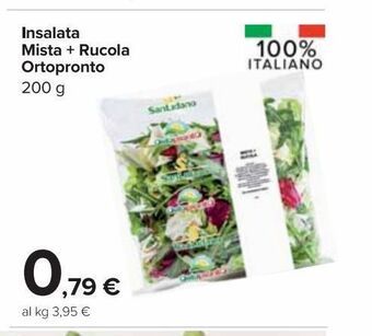 Carrefour Market Insalata mista + rucola ortopronto offerta
