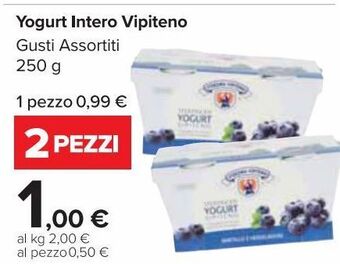 Carrefour Market Yogurt intero vipiteno offerta