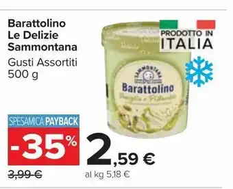 Carrefour Market Barattolino l delizie sammontana offerta