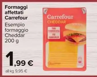 Formaggi affettati carrefour