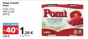 Carrefour Market Polpa cubetti pomì offerta