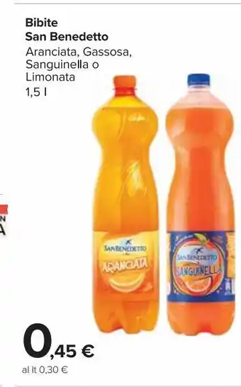 Carrefour Market Bibite san benedetto offerta