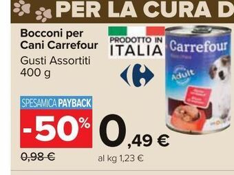 Carrefour Market Bocconi per cani carrefour offerta