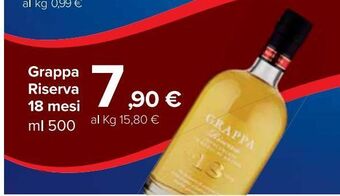 Carrefour Market Grappa riserva 18 mesi offerta
