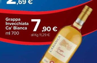 Grappa invecchiata ca bianca