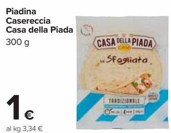 Carrefour Iper Piadina casereccia casa della piada offerta