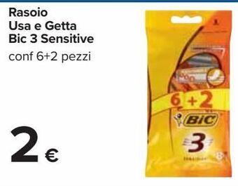 Rasoio usa e getta bic 3 sensitive