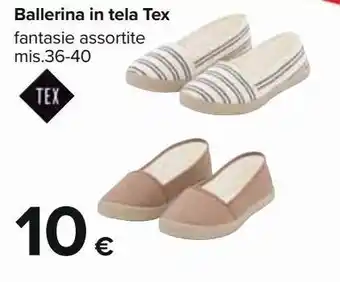 Ballerina in tela tex