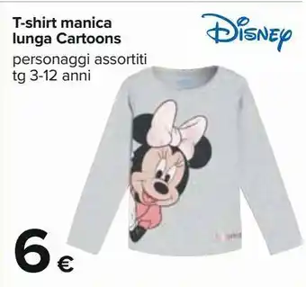 T-shirt manica lunga cartoons