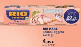 Carrefour Iper Rio mare tonno leggero offerta