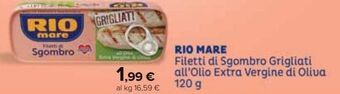 Carrefour Iper Rio mare filetti di sgombro grigliati offerta