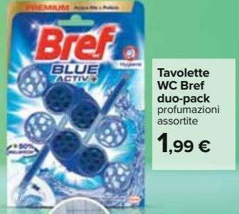 Carrefour Iper Tavolette wc bref duo-pack offerta
