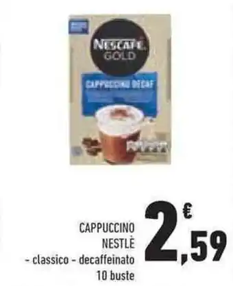 Conad Superstore Nestlé Cappuccino 10 buste offerta