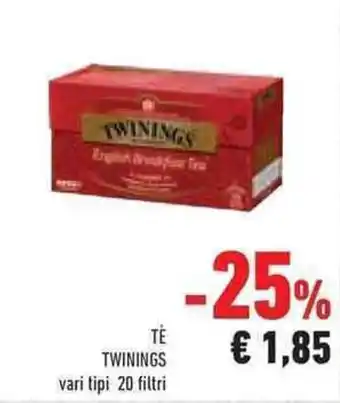 Conad Superstore Twinings Tè 20 filtri offerta
