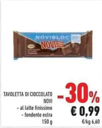 Conad Superstore Novi Tavoletta di Cioccolato 150 g offerta