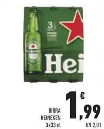 Conad Superstore Heineken Birra 3x33 cl offerta