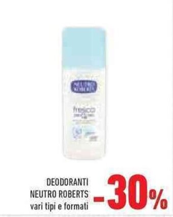 Conad Superstore Neutro Roberts Deodoranti offerta