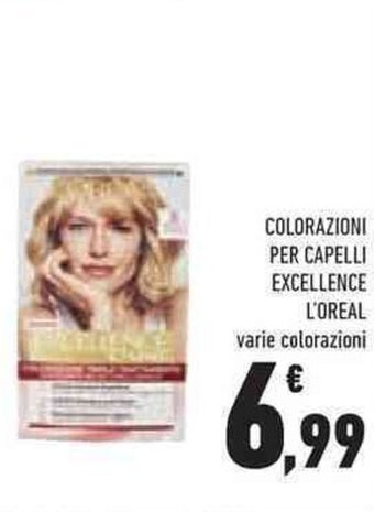 Conad Superstore L'Oréal Colorazioni Per Capelli Excellence offerta