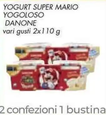 Conad Superstore Danone Yogurt Super Mario Yogoloso 2x110 g offerta