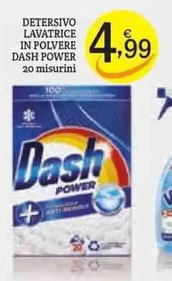 Conad Superstore Dash Power Detersivo Lavatrice in Polvere 20 misurini offerta