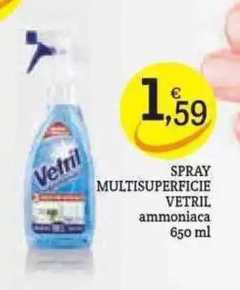 Conad Superstore Vetril Spray Multisuperficie 650 ml offerta