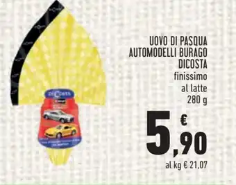 Dicosta Uovo di Pasqua Automodelli Burago 280 g