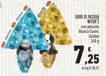 Conad Witor's Uovo di Pasqua 240 g offerta