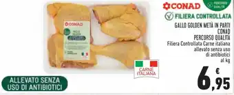 Conad Conad Gallo Golden Metà in Parti Percorso Qualità offerta